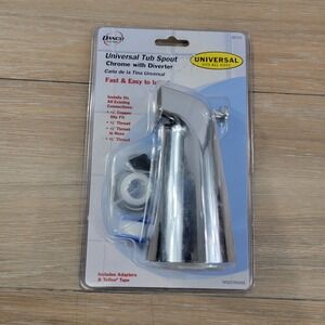 Danco Universal Tub Spout‎ Chrome with Diverter Model 88703